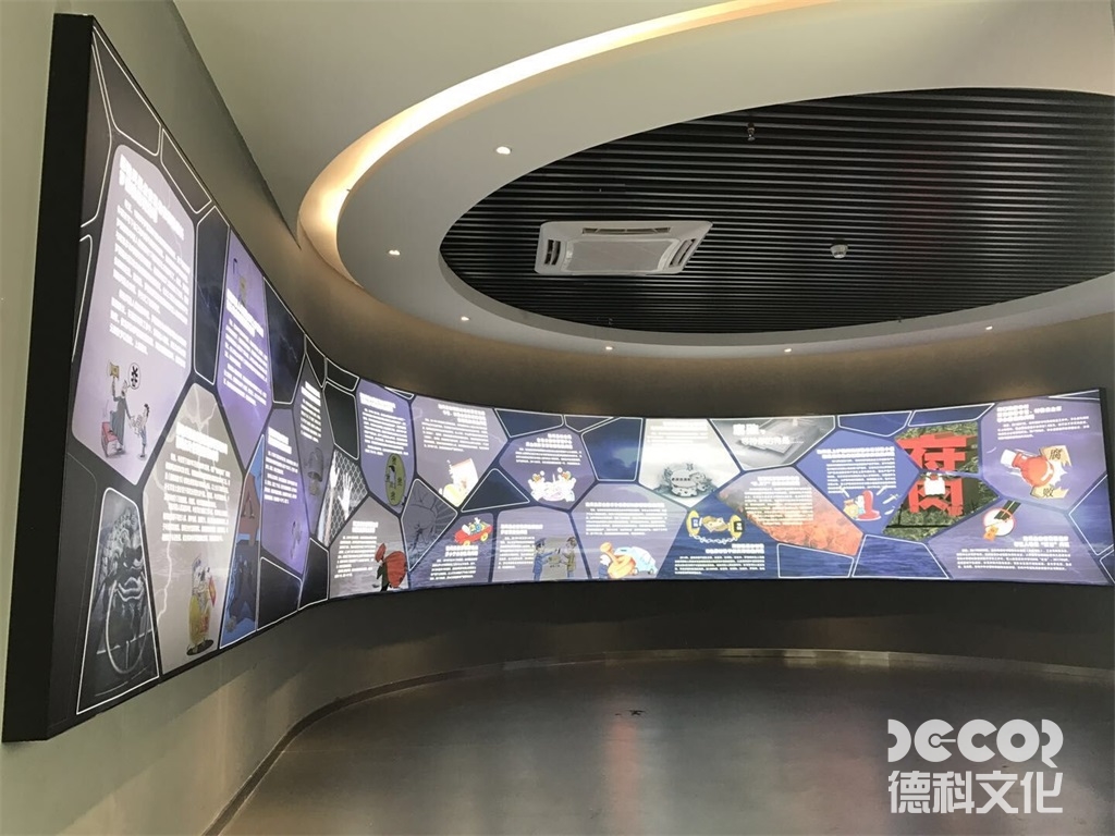 黨政展廳裝修中如何展示黨的軍隊(duì)建設(shè)和國防事業(yè)？