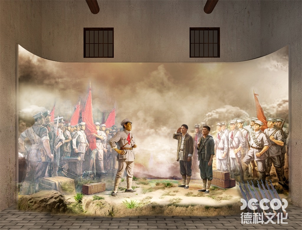 你認(rèn)為革命遺址紅色展館設(shè)計(jì)應(yīng)該如何體現(xiàn)歷史的真實(shí)性？
