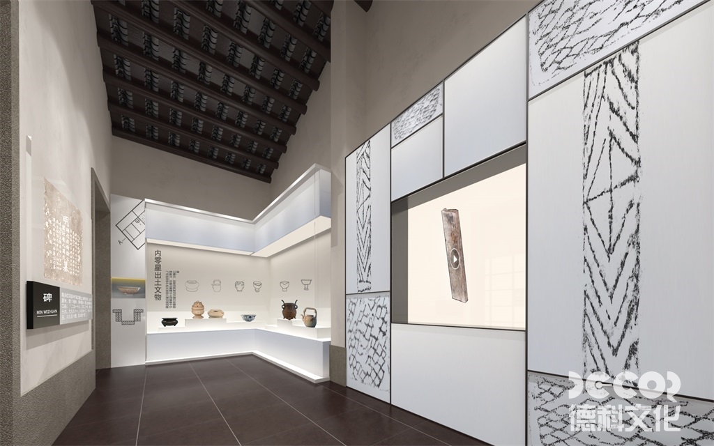 文化展廳如何設計文化符號的漸變轉化墻面？